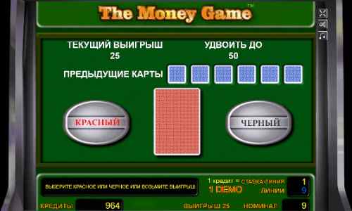 Рискованный раунд в автомате Бексы Риск-игра в слоте The Money Game